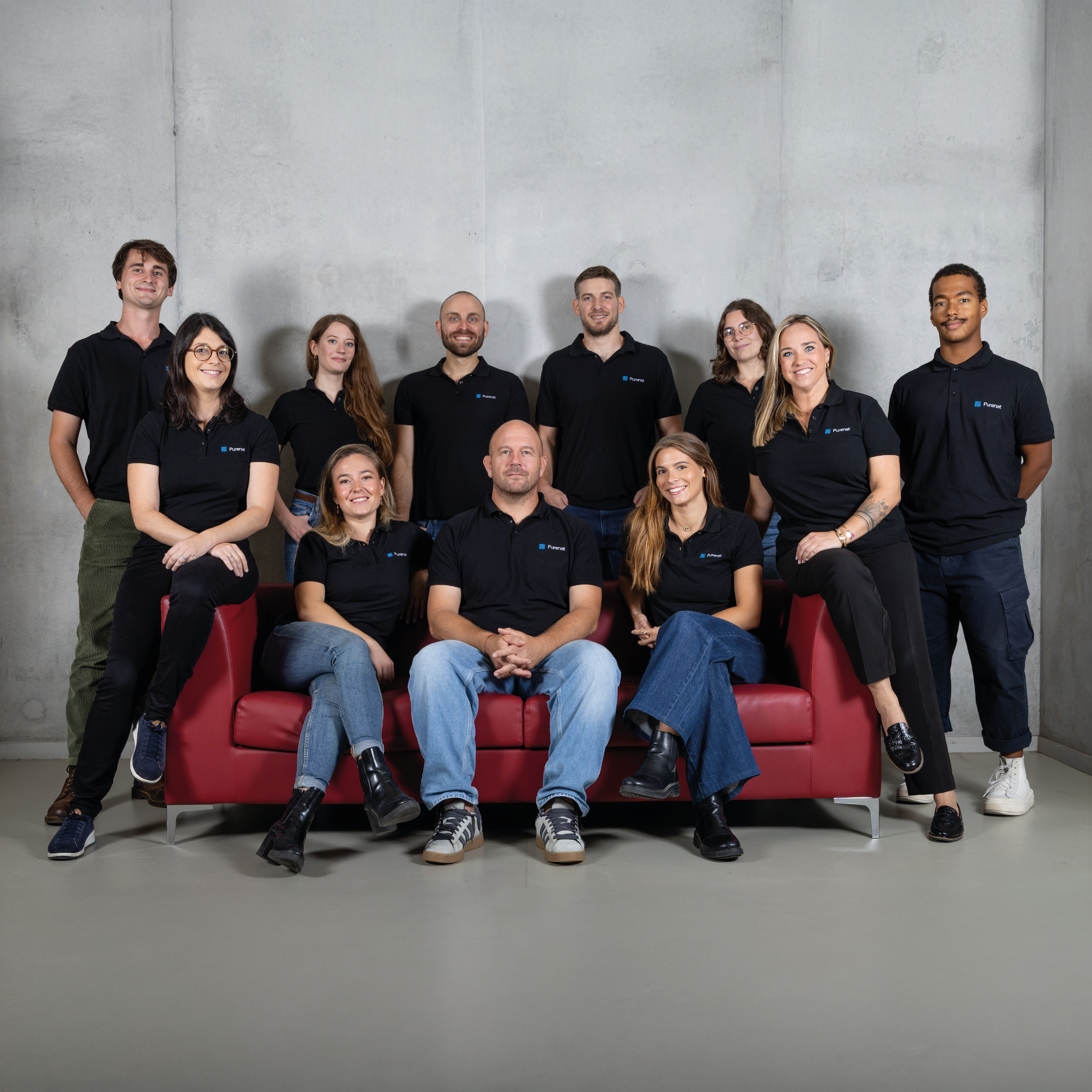 Photo d'équipe professionnel, start-up